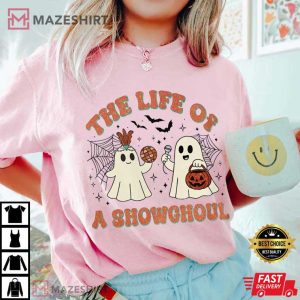 The Life Of A Showghoul Music Album 2025 Cute Ghost Halloween T Shirt (3)