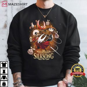 Hollow Knight Silksong Indie Game Gothic Graphic T Shirt (4)