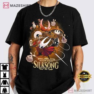 Hollow Knight Silksong Indie Game Gothic Graphic T-Shirt