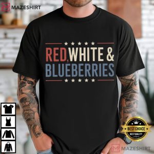 Charlie Kirk Red White And Blueberries American Patriot Republican USA T-Shirt