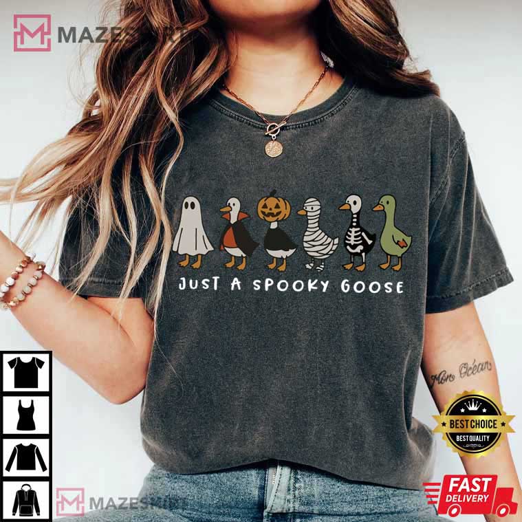 Spooky Goose Baby Halloween Funny Costume T-Shirt Spooky Goose Baby Halloween Funny Costume T-Shirt