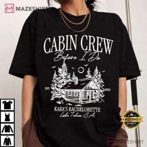 Cabin Crew Bachelorette Party Bride T-Shirt