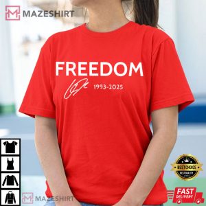 Freedom Charlie Kirk Memorial American Hero Signature T Shirt (3)