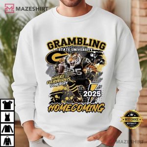 Grambling State University School Spirit Alumni Football 2025 T Shirt (1)