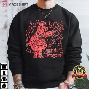 Phillie Phanatic Hitting Dingers Philadelphia Phillies Champion T Shirt (1)