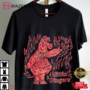 Phillie Phanatic Hitting Dingers Philadelphia Phillies Champion T Shirt (2)