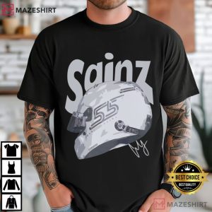Carlos Sainz Williams F1 55 Racing Driver T-Shirt