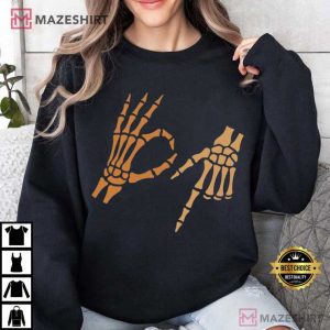 Six Seven Halloween Funny Skeleton Meme T Shirt (4)