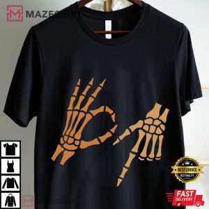 Six Seven Halloween Funny Skeleton Meme T Shirt (1)