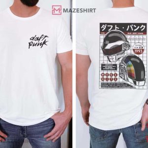 Daft Punk Electronic Music Duo Graphic T-Shirt