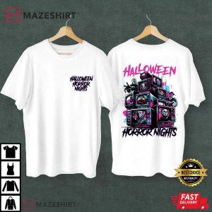 Halloween Horror Nights Universal Studios Vintage Scary T Shirt (1)