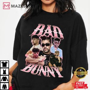 Bad Bunny Super Bowl LX Merch NFL T Shirt (3)