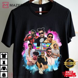 Super Bowl LX Bad Bunny Football Championship Game T Shirt (1)