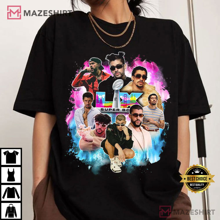 Super Bowl LX Bad Bunny Football Championship Game T-Shirt Super Bowl LX Bad Bunny Football Championship Game T-Shirt