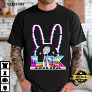 Bad Bunny Super Bowl LX American Football Fan Merch T-Shirt