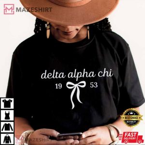 Delta Alpha Chi Custom Coquette Sorority T Shirt (1)