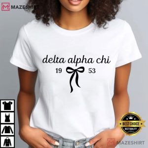 Delta Alpha Chi Custom Coquette Sorority T-Shirt