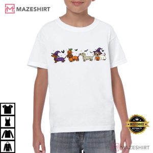 Dachshund Halloween Cute Dog Funny T-Shirt
