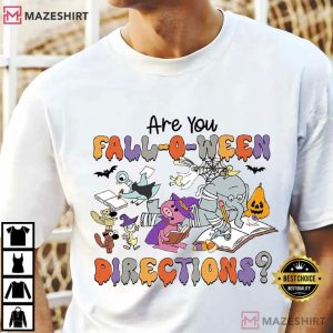 Are You Fall O Ween Direction Spooky Halloween Teacher T Shirt (2)