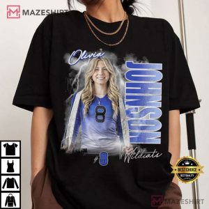 High School Senior Custom Volleyball Player T-Shirt