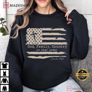 Charlie Kirk God Family Country Patriot Flag Freedom T Shirt (4)
