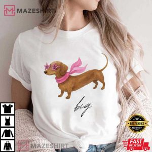 Dachshund Our Fam Is A Teenie Weenie Hot Dog Reveal T Shirt (1)