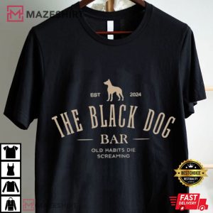 The Black Dog Bar The Tortured Poets Department Swifties T Shirt (2)