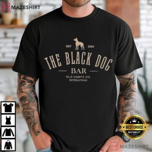 The Black Dog Bar The Tortured Poets Department Swifties T Shirt (3)
