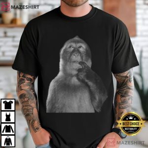 Funny Monkey Stupid Meme T Shirt (3)