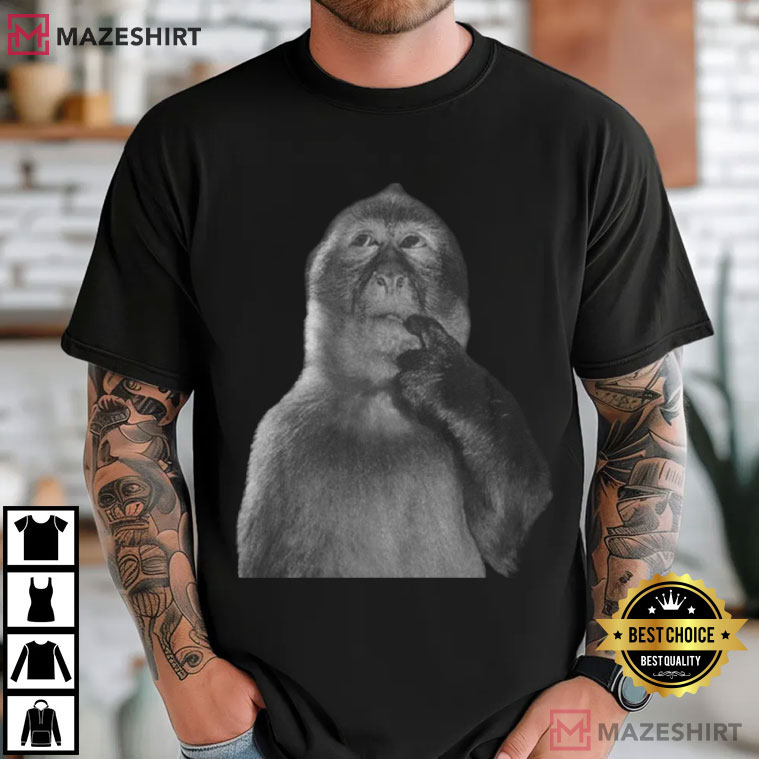 Funny Monkey Stupid Meme T-Shirt Funny Monkey Stupid Meme T-Shirt