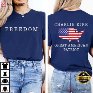 Charlie Kirk Freedom Great American Patriot T Shirt (3)
