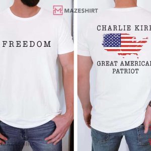 Charlie Kirk Freedom Great American Patriot T Shirt (1)