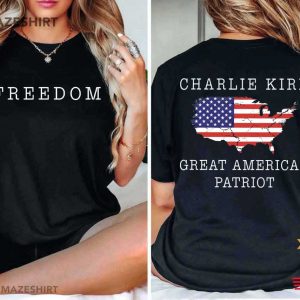 Charlie Kirk Freedom Great American Patriot T Shirt (2)