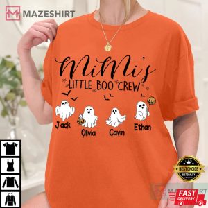 Mimi Little Boo Crew Halloween Personalized Name T Shirt (3)