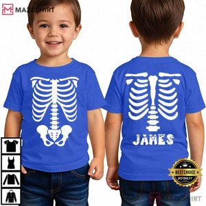 Skeleton Halloween Costume Custom Matching T Shirt (4)