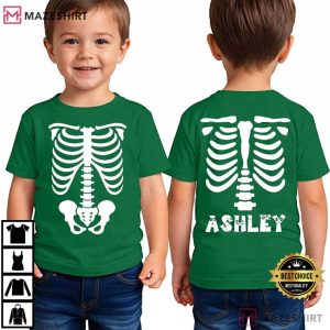 Skeleton Halloween Costume Custom Matching T Shirt (1)