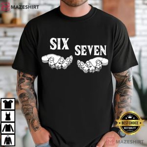 Six Seven 6 7 Funny Meme T Shirt (3)
