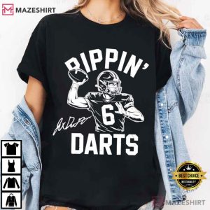 Jaxson Dart Rippin Darts New York Football T Shirt (2)