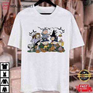 Peanuts Halloween Snoopy Great Pumpkin Fall T Shirt (1)