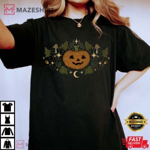 Halloween Pumpkin Jack O' Lantern Spooky Season T Shirt (3)