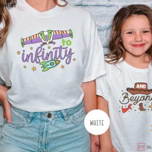 Toy Story Buzz And Woody To Infinity And Beyond Disney Couple Shirts