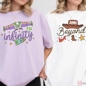 Toy Story Buzz And Woody To Infinity And Beyond Disney Couple Shirts (3)