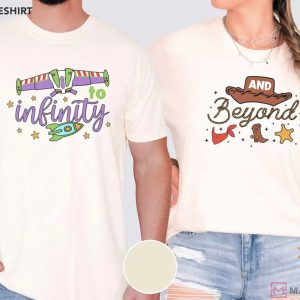 Toy Story Buzz And Woody To Infinity And Beyond Disney Couple Shirts