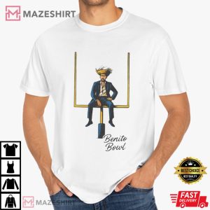 Benito Bowl Bad Bunny Puerto Rico Football Super Bowl T-Shirt
