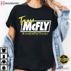 Busted Vs McFly Tour 2025 Pop Rock Concert T Shirt (4)