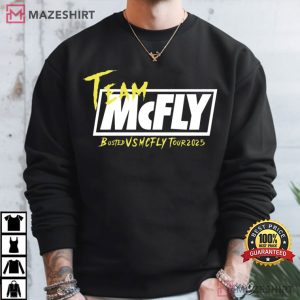 Busted Vs McFly Tour 2025 Pop Rock Concert T Shirt (1)