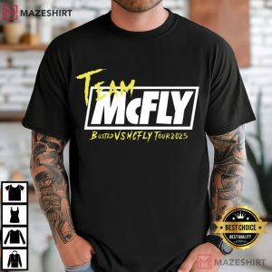 Busted Vs McFly Tour 2025 Pop Rock Concert T Shirt (3)