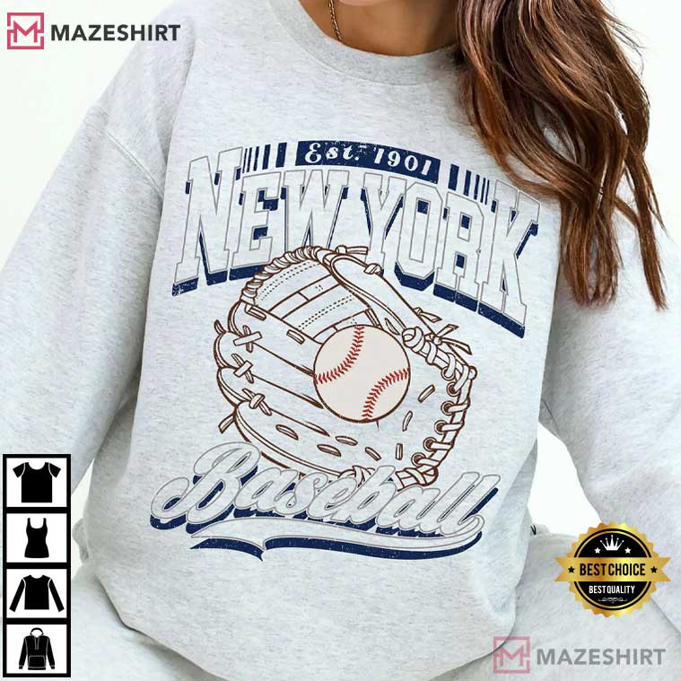 New York Baseball Vintage 90s Game Day T-Shirt New York Baseball Vintage 90s Game Day T-Shirt