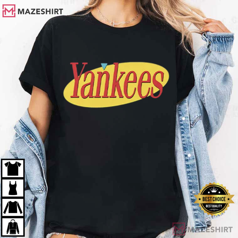 New York Yankees Baseball Seinfeld Style T-Shirt New York Yankees Baseball Seinfeld Style T-Shirt