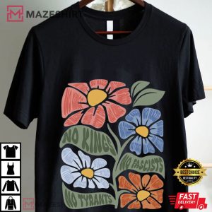 No Kings No Fascists No Tyrants Anti Trump Since 1776 T Shirt (4)